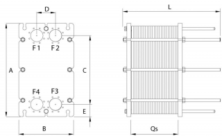 Inspectable plate heat exchanger